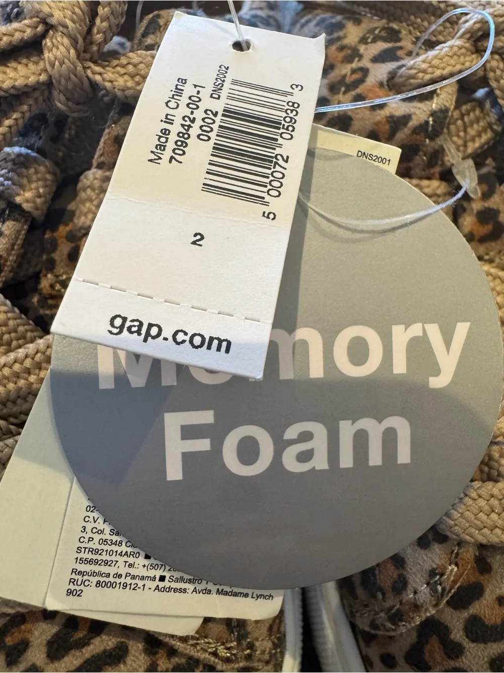 GAP Kids Leopard Print Sneakers in Tan and Black